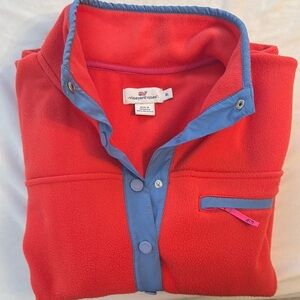 Vineyard Vines Sherpa fleece button down 
Like New!  Oversized and lengthy fit